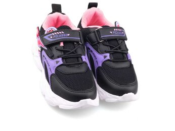 Picasso Kids 226 Patik Anrk - Siyah/Lila - 2