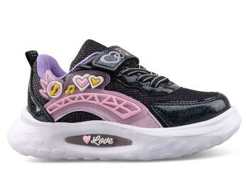 Picasso Kids 227 Patik Anrk Simli - Siyah Simli - Picasso