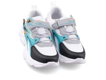 Picasso Kids 326 Filet Anrk - Beyaz/Turkuaz/Siyah - 2