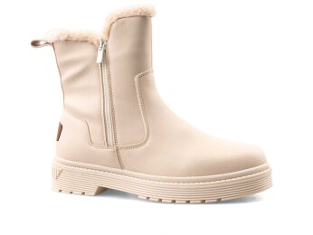 Polact 23003 Zenne Bot Kürklü - Bej - Polact