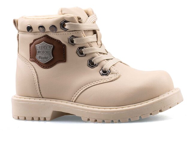 Polact 24050 Patik Bot Fermuarlı - Bej/Taba - 5