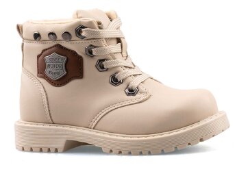 Polact 24050 Patik Bot Fermuarlı - Bej/Taba - Polact