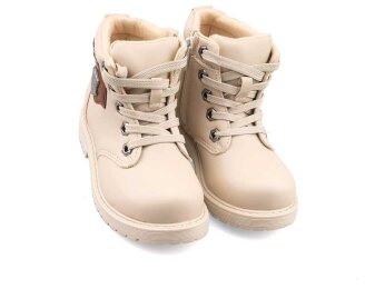 Polact 24050 Patik Bot Fermuarlı - Bej/Taba - Polact