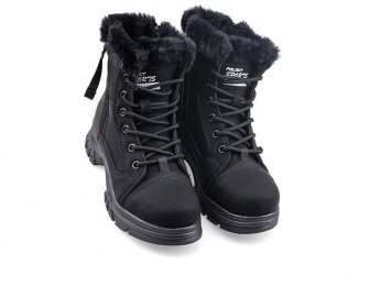 Polact 24072 Filet Bot Kürklü - Nubuk/Siyah - Polact