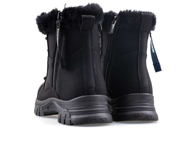 Polact 24072 Filet Bot Kürklü - Nubuk/Siyah - 7