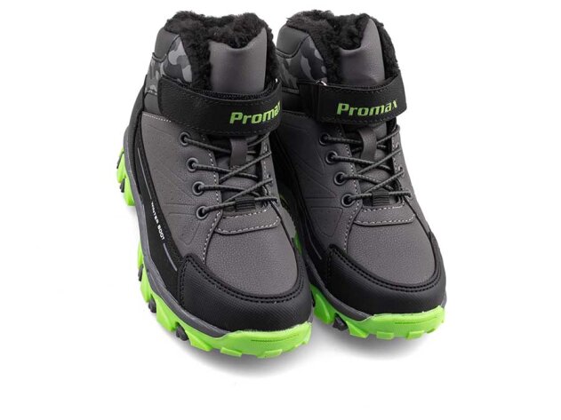 Promax 2082 Patik Bot - 01 Füme/F.Yeşil - 2