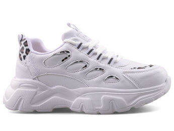 Queen Step 1001 Zenne Cilt - 2 Beyaz/Leopar/Beyaz T - Reback