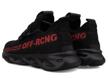 Racing 02 Merdane Triko - Siyah/Kırmızı - 3