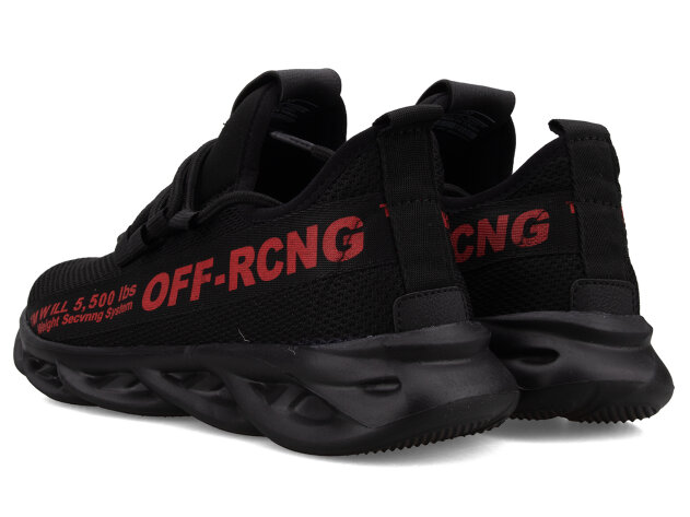 Racing 02 Merdane Triko - Siyah/Kırmızı - 3