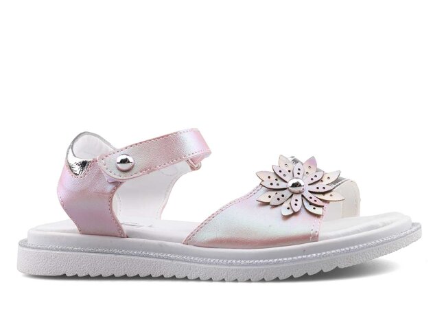 Richy 011 Filet Sandalet - Pudra Parlak - 1