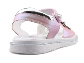 Richy 011 Filet Sandalet - Pudra Parlak - 3