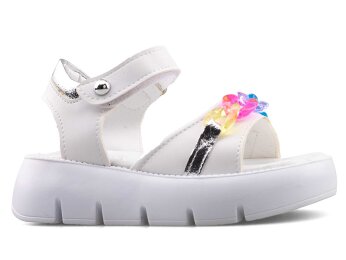 Ricky Kids 016 Patik Sandalet - Beyaz - 1