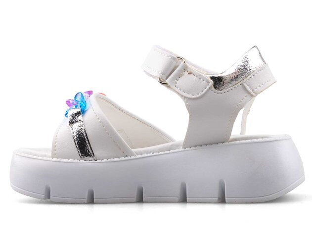 Ricky Kids 016 Patik Sandalet - Beyaz - 2
