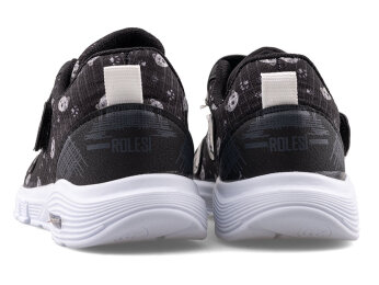 Rolesi 021 Patik Su İtici Işıklı - Siyah/Beyaz - 3