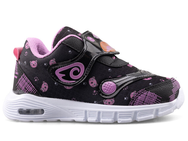 Rolesi 021 Patik Su İtici Işıklı - Siyah/Pembe - 1