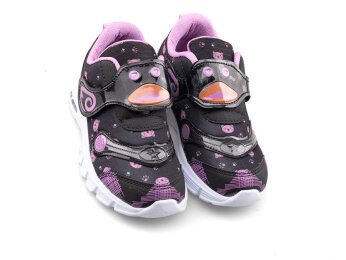 Rolesi 021 Patik Su İtici Işıklı - Siyah/Pembe - 2