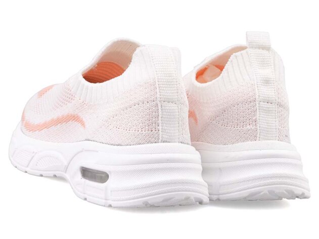 Sempaty 300 Patik Triko Işıklı - Beyaz/Oranj - 3