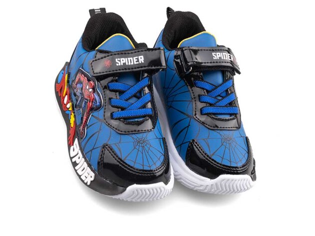 Spider 836 Bebe Cilt Işıklı - Saks/Siyah - 2