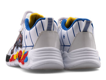 Spider 836 Patik Cilt Işıklı - Beyaz/Saks - 3