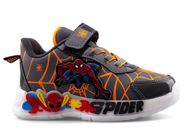 Spider 836 Patik Cilt Işıklı - Füme/F. Oranj - 1