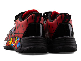 Spider 836 Patik Cilt Işıklı - Kırmızı/Siyah - 3