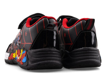 Spider 836 Patik Cilt Işıklı - Siyah/Kırmızı - 3