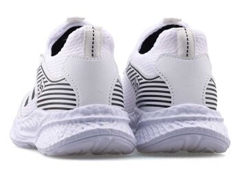 Spido 014 Patik Triko - Beyaz/Siyah - 3