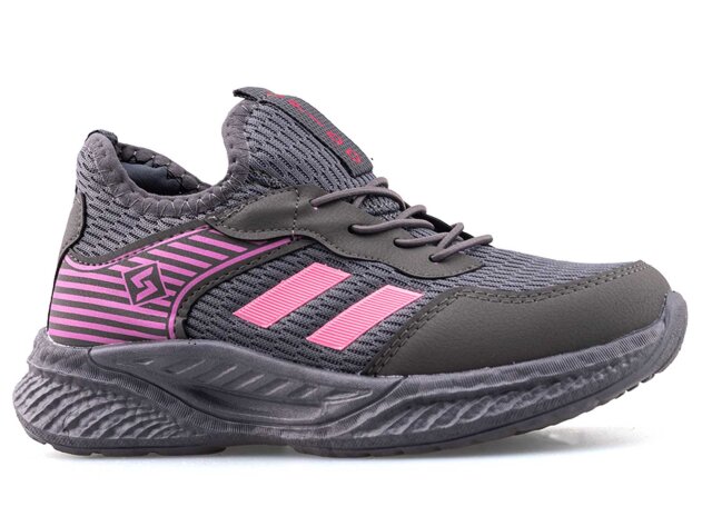 Spido 014 Patik Triko - Füme/Pembe - 1