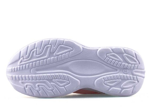 Spido 014 Patik Triko - Pembe/Beyaz - 4