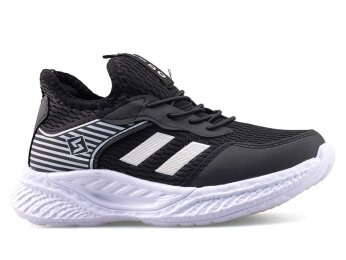 Spido 014 Patik Triko - Siyah/Beyaz - 1