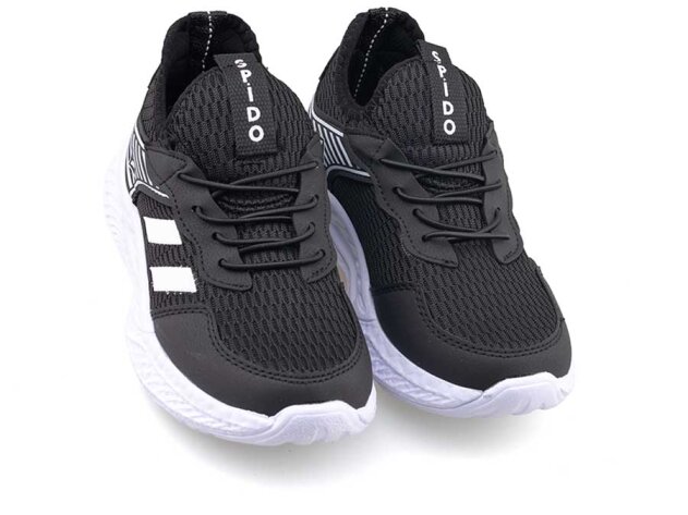 Spido 014 Patik Triko - Siyah/Beyaz - 2