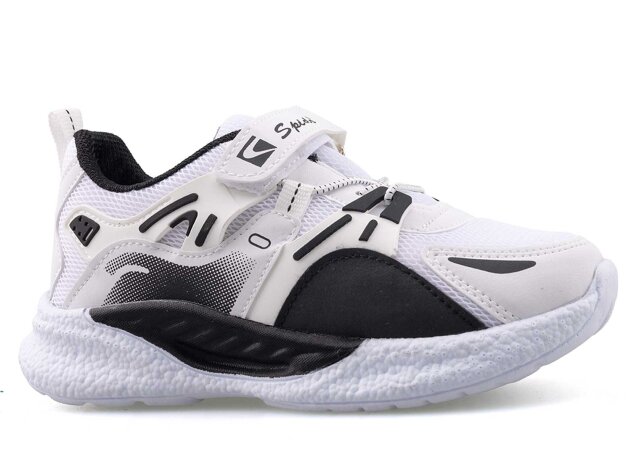 Spido 015 Patik Anrk - Beyaz/Siyah - 5