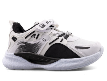 Spido 015 Patik Cilt - Beyaz/Siyah - Spido