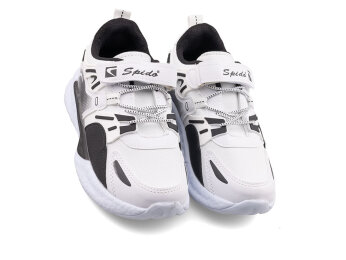 Spido 015 Patik Cilt - Beyaz/Siyah - Spido