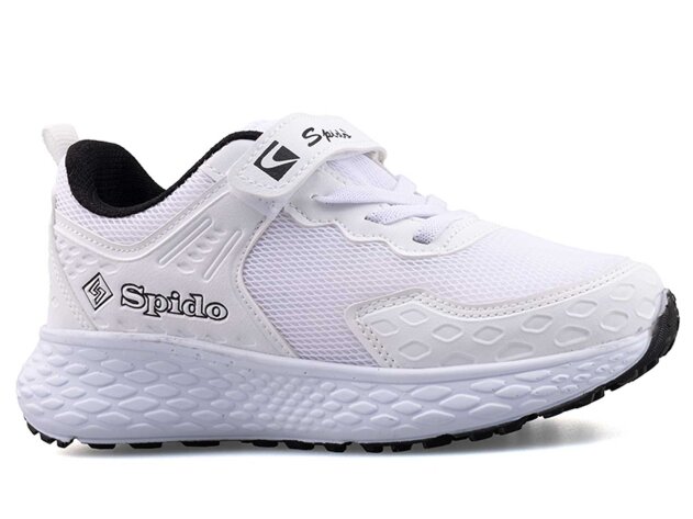 Spido 016 Patik Anrk - Beyaz/Siyah - 5