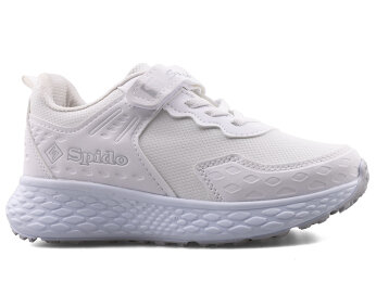 Spido 016 Patik Cilt - Beyaz/Gümüş - Spido