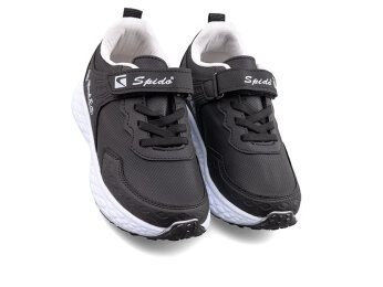 Spido 016 Patik Cilt - Siyah/Beyaz - Spido