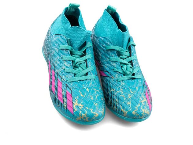 Sportaç 102 Filet Halısaha Çoraplı - Turkuaz/Fuşya/Siyah - 2