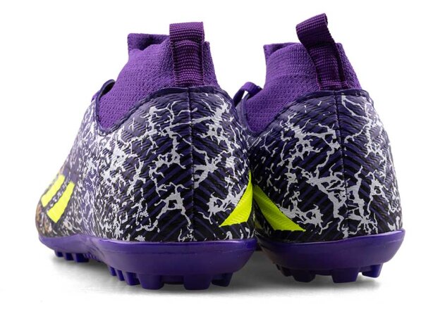 Sportaç 102 Garson Halısaha Çoraplı - Mor/Sarı - 3