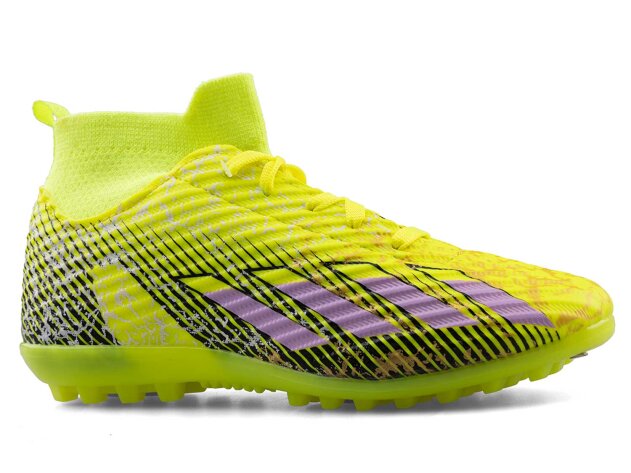 Sportaç 102 Garson Halısaha Çoraplı - Sarı/Lila/Siyah - 1