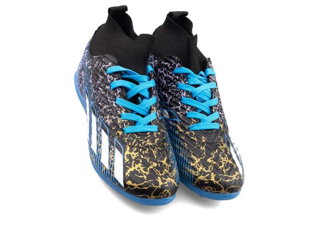 Sportaç 102 Garson Halısaha Çoraplı - Siyah/Beyaz/Puma/Mavi - 2