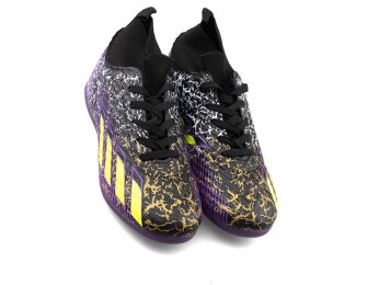 Sportaç 102 Garson Halısaha Çoraplı - Siyah/Sarı/Mor - 2