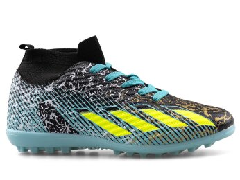 Sportaç 102 Garson Halısaha Çoraplı - Siyah/Sarı/Su Yeşili - 1