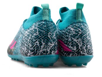 Sportaç 102 Garson Halısaha Çoraplı - Turkuaz/Fuşya/Siyah - 3