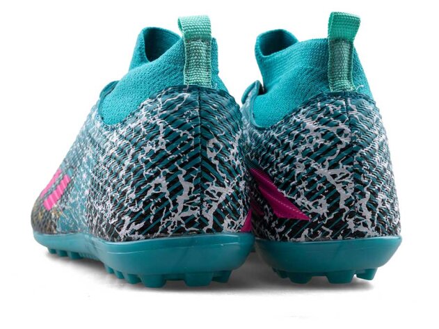 Sportaç 102 Garson Halısaha Çoraplı - Turkuaz/Fuşya/Siyah - 3