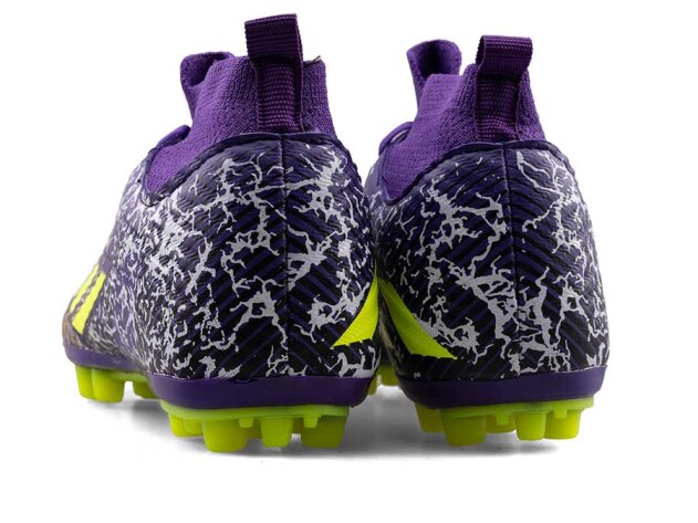 Sportaç 102 Garson Krampon Çoraplı - Mor/Sarı - 3