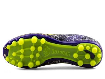 Sportaç 102 Garson Krampon Çoraplı - Mor/Sarı - 4