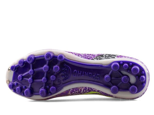 Sportaç 102 Garson Krampon Çoraplı - Rugan/Siyah/Mor Sarı - 4