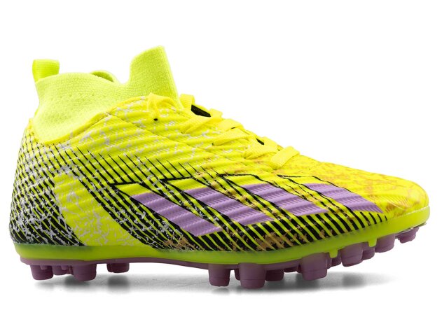 Sportaç 102 Garson Krampon Çoraplı - Sarı/Lila/Siyah - 1