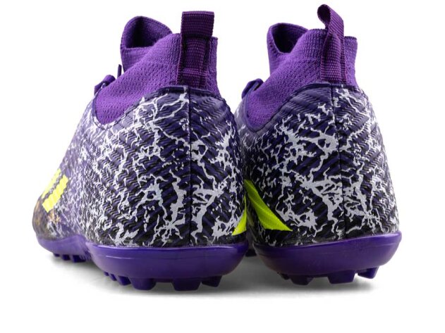 Sportaç 102 Merdane Halısaha Çoraplı - Mor/Sarı - 3